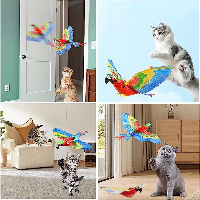 BIRD FLYER TOY™  JUGUETE COLGANTE DE PAJARO PARA MASCOTAS