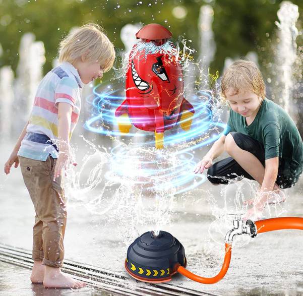 RKSPRINKLER™ COHETE ASPERSOR DE AGUA PARA NIÑOS