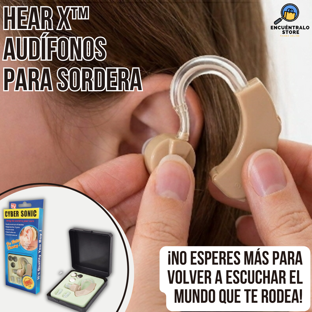 HEAR X™ AUDÍFONOS PARA SORDERA – Encuentralo Colombia