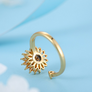 ANILLO FLOR DE GIRASOL