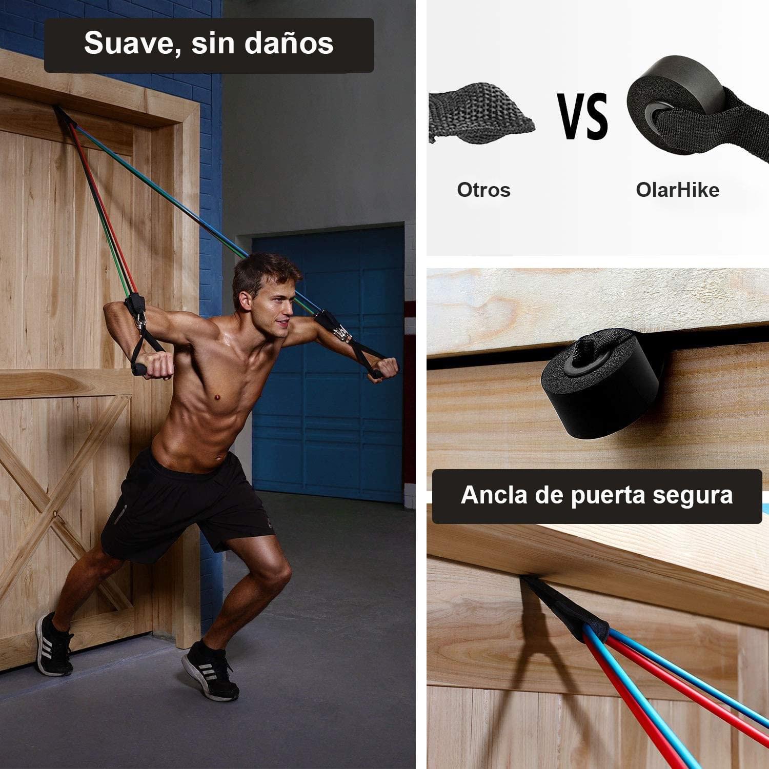 Kit Gimnasio en Casa 11 Piezas Bandas Tubulares #EntrenaEnCasa  fitness-real-store-co.myshopify.com